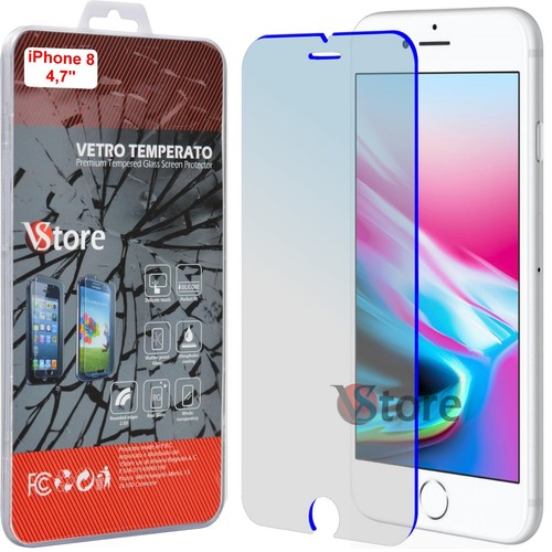 Pellicola vetro per iphone 8 - vetro,
